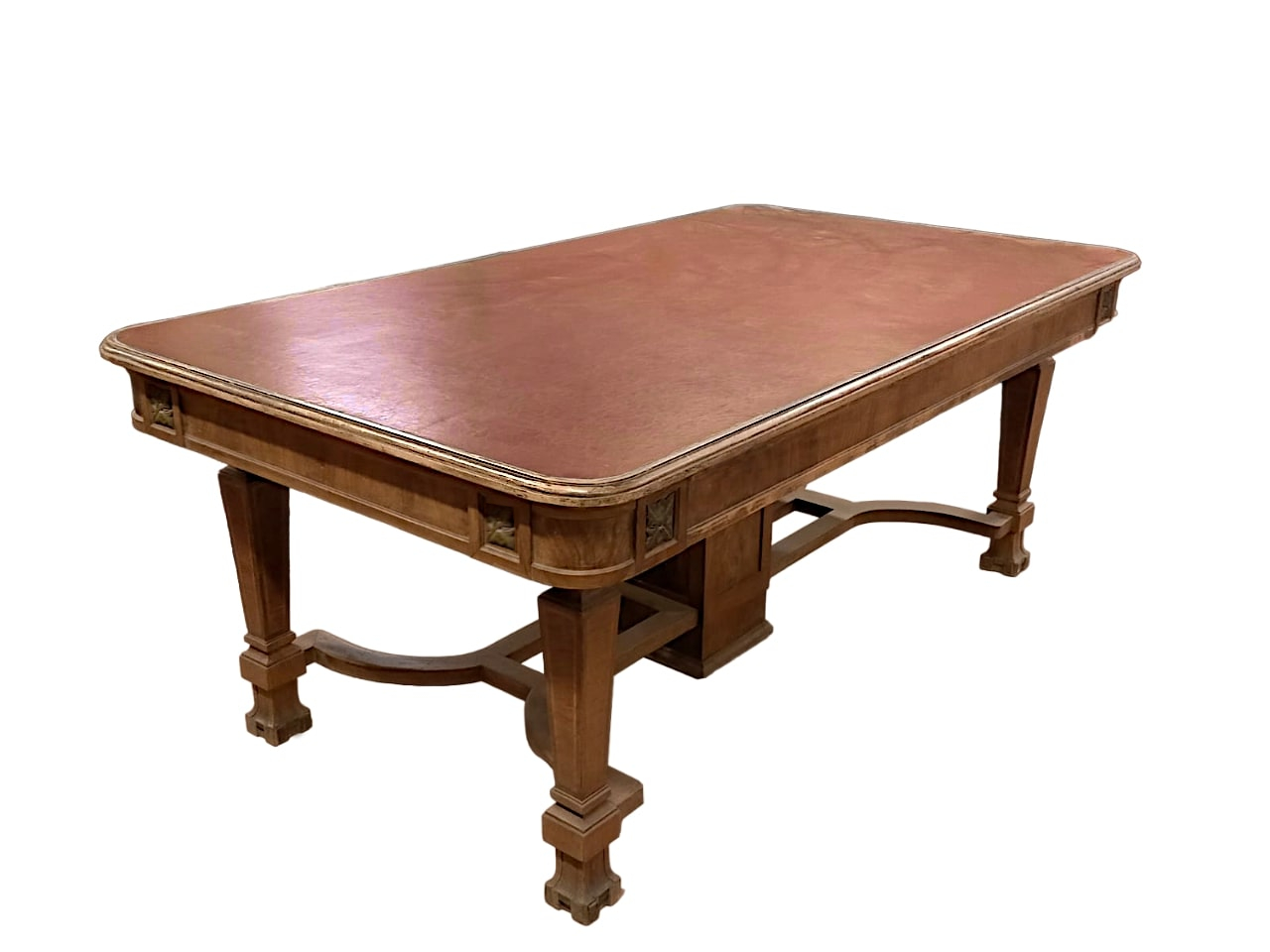Tavolo Pieghevole Liberty Effetto Legno Rosso Ruggine - Grande E Versatile