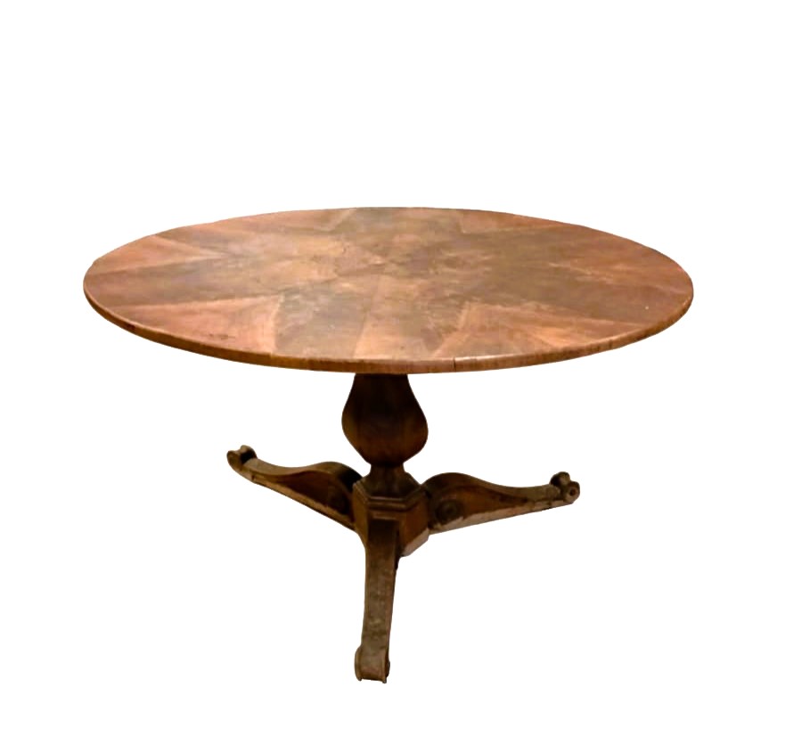 tavolo-carlo-x-tondo-noce-emporiodellepassioni.com