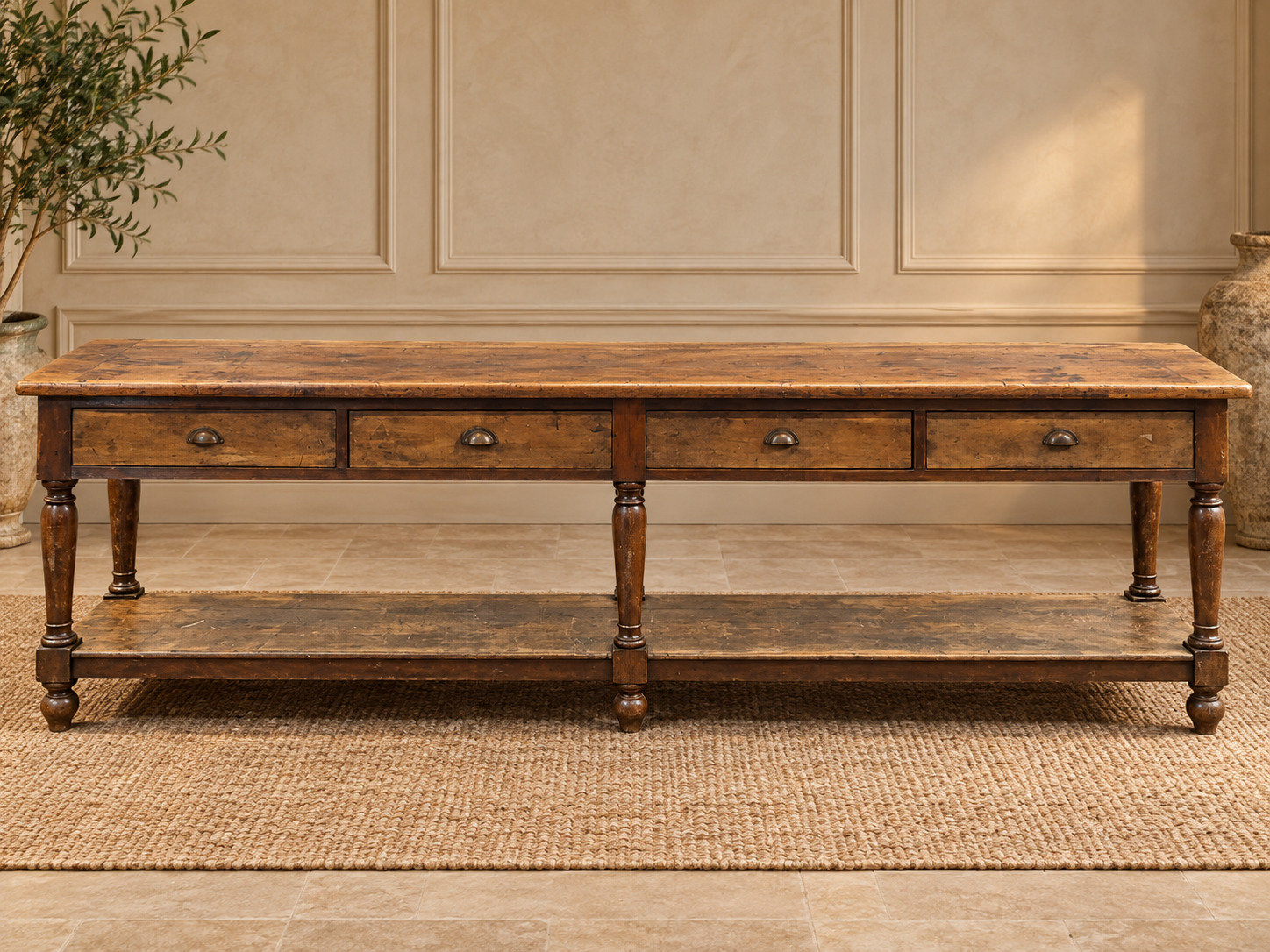 tavolo-consolle-doppio-ripiano-xix-secolo-emporiodellepassioni.com