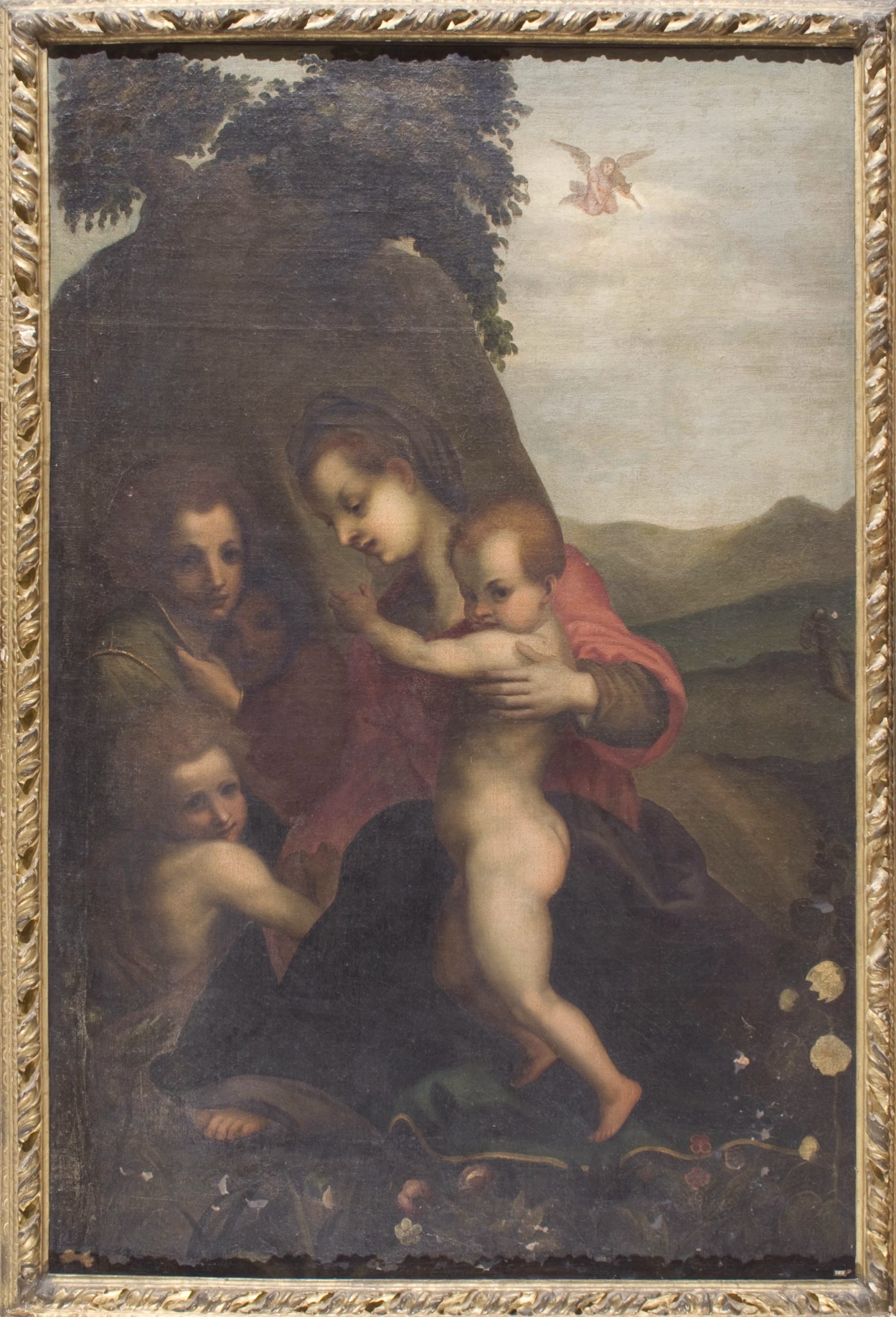 dipinto-antico-replica-andrea-del-sarto-emporiodellepassioni.com