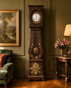 orologio-pendolo-francese-dipinto-emporiodellepassioni.com