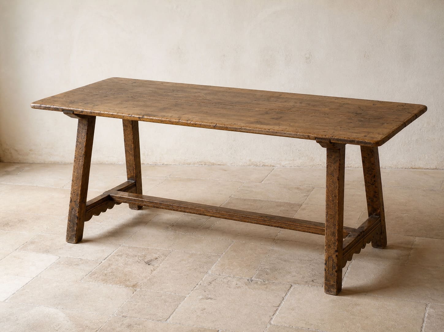 Tavolo fratino spagnolo XVIII secolo